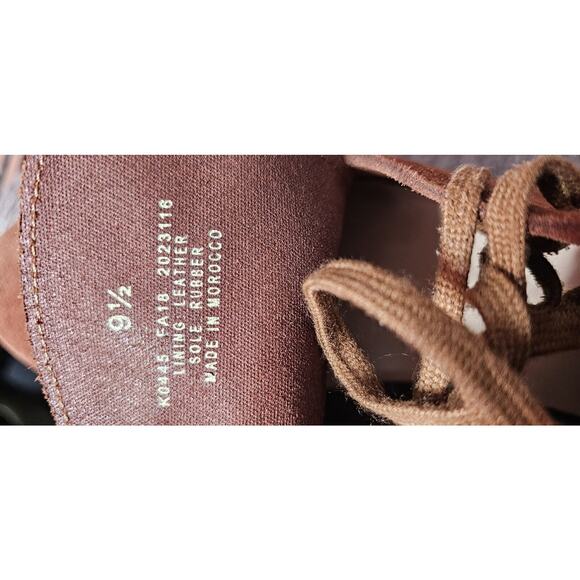 J Crew‎ MacAlister Suede Flat Boots Chukka Style Pecan K0445 Womens 9.5 Mens 8 - Picture 5 of 5